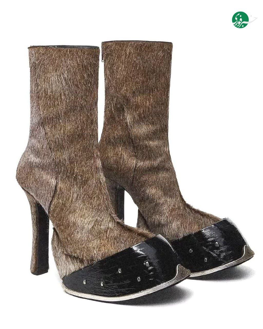 کفش‌هایی با طرح سم الاغ