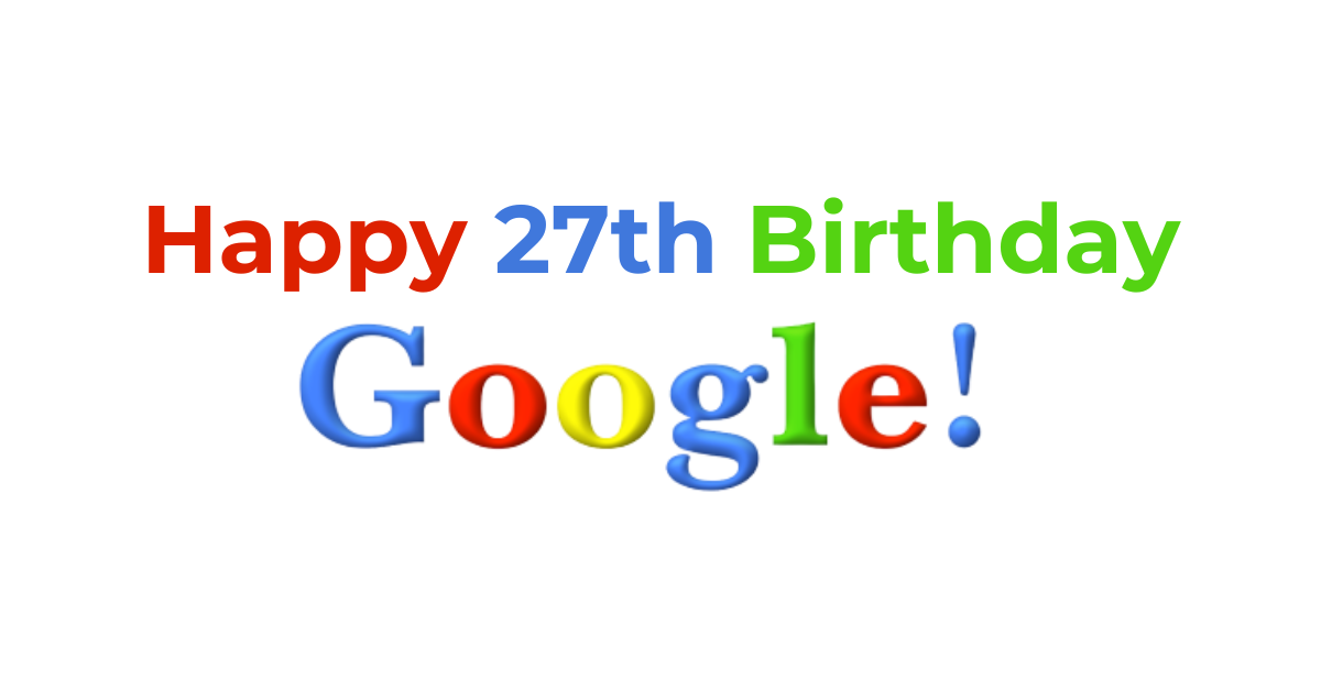 گوگل ۲۷ ساله شد