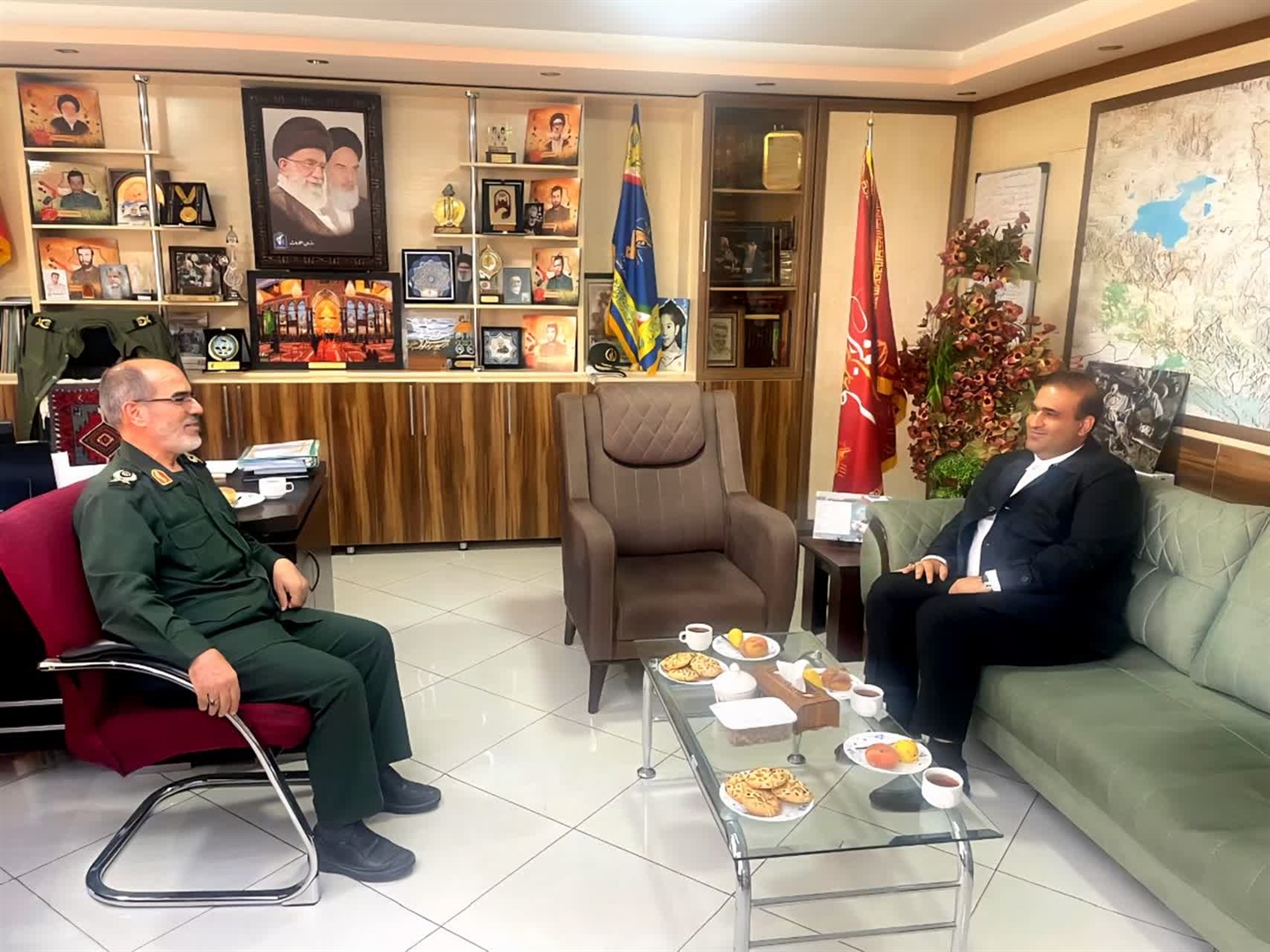 دیدار مدیرعامل سازمان منطقه آزاد ارس