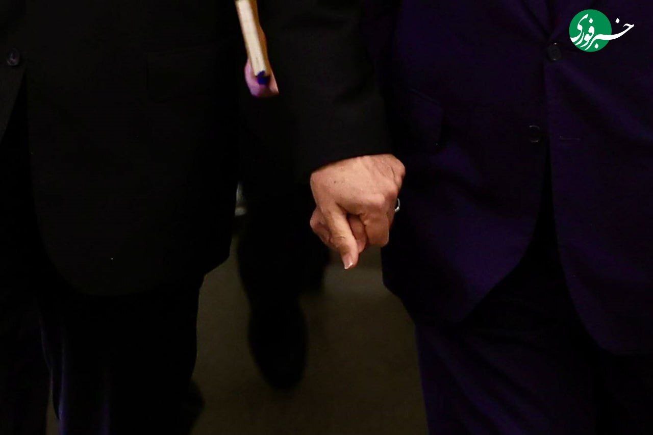 دست دوستی لاریجانی و نخست وزیر لبنان