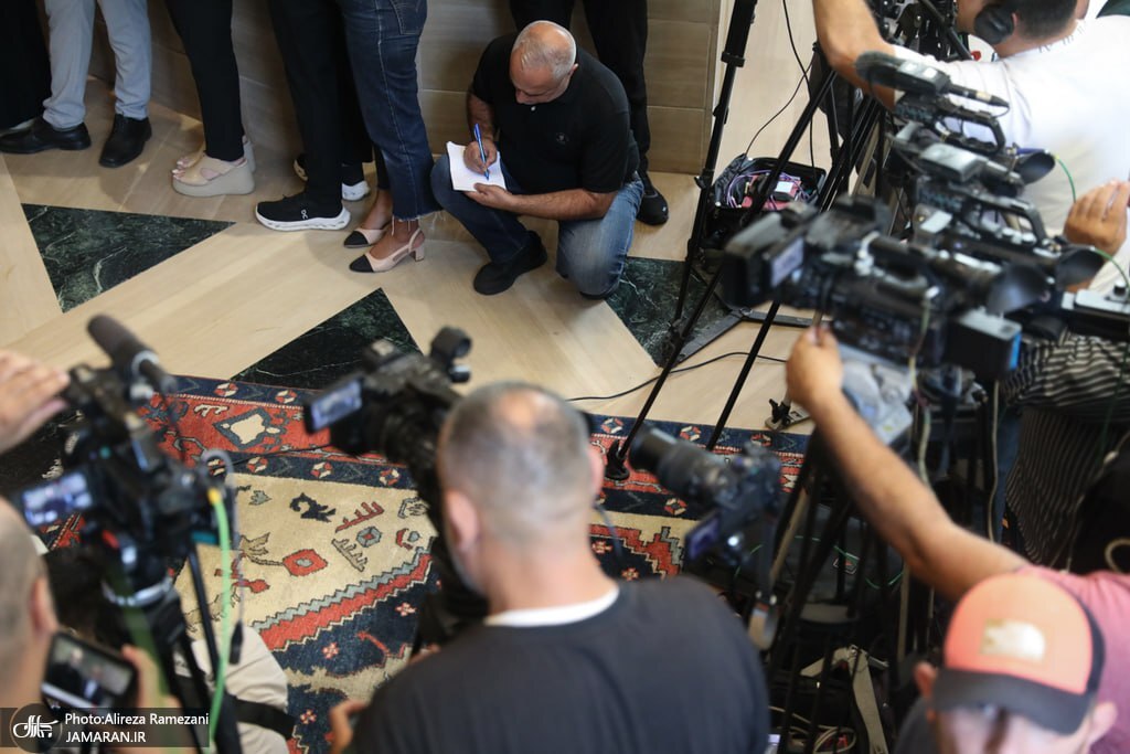 عکس/ کنفرانس خبری علی لاریجانی در بیروت