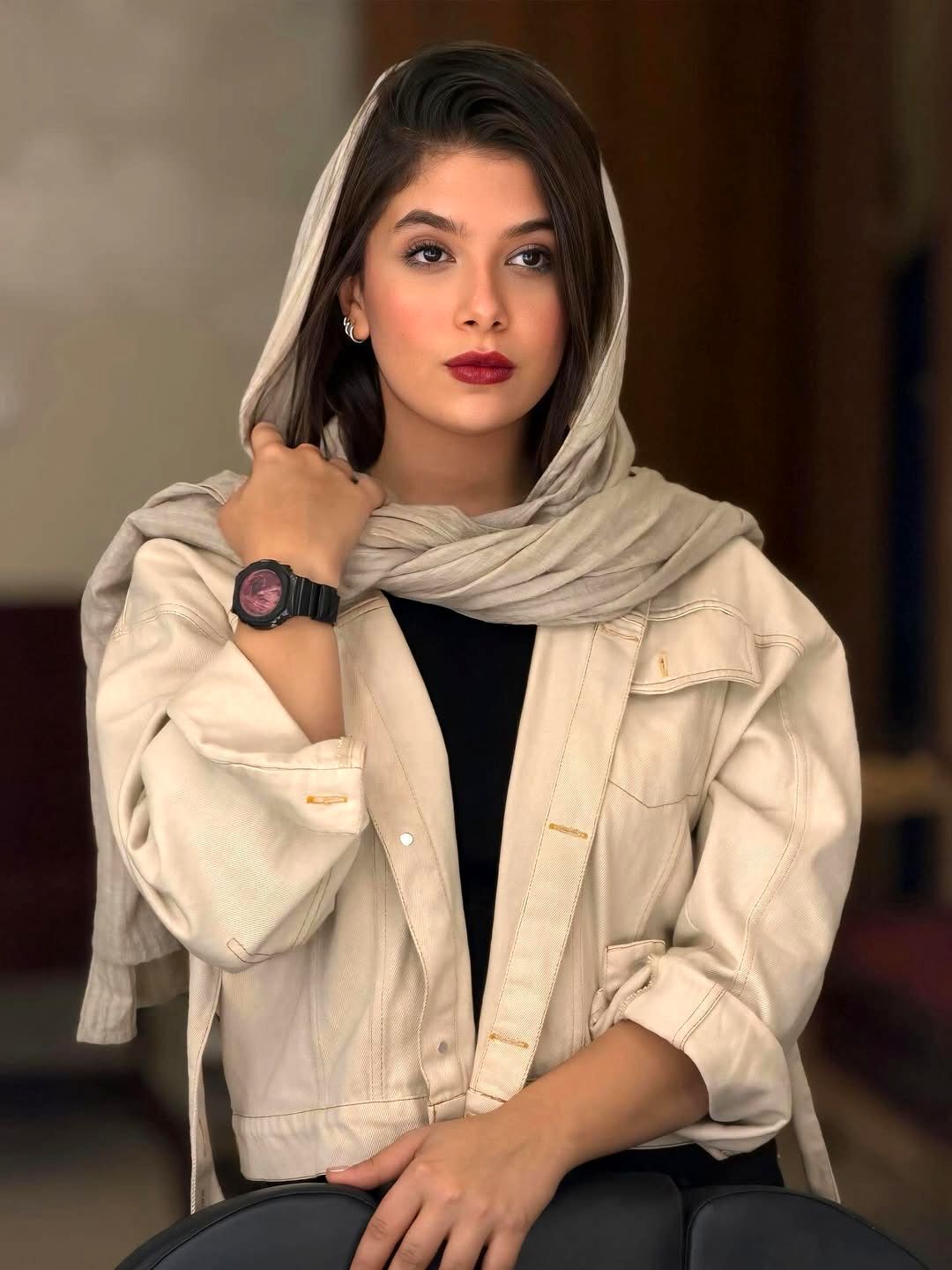 چهره جذاب نفس بازغی جلب توجه کرد