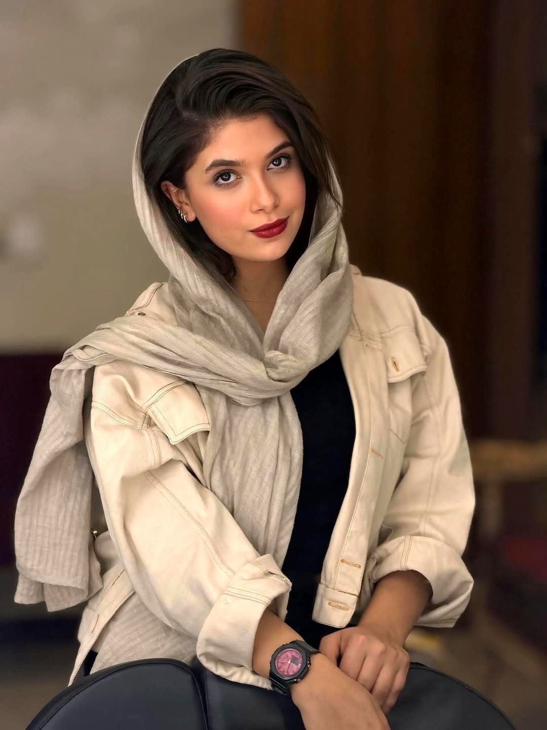 چهره جذاب نفس بازغی جلب توجه کرد