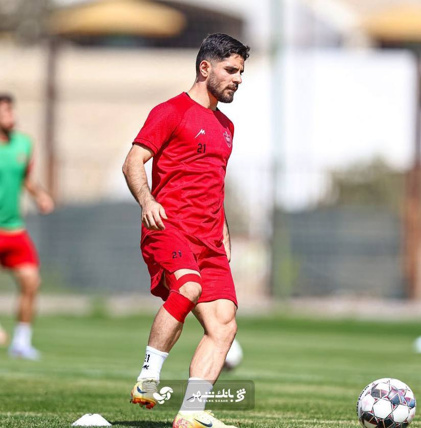 بازگشت یک مصدوم به تمرینات پرسپولیس