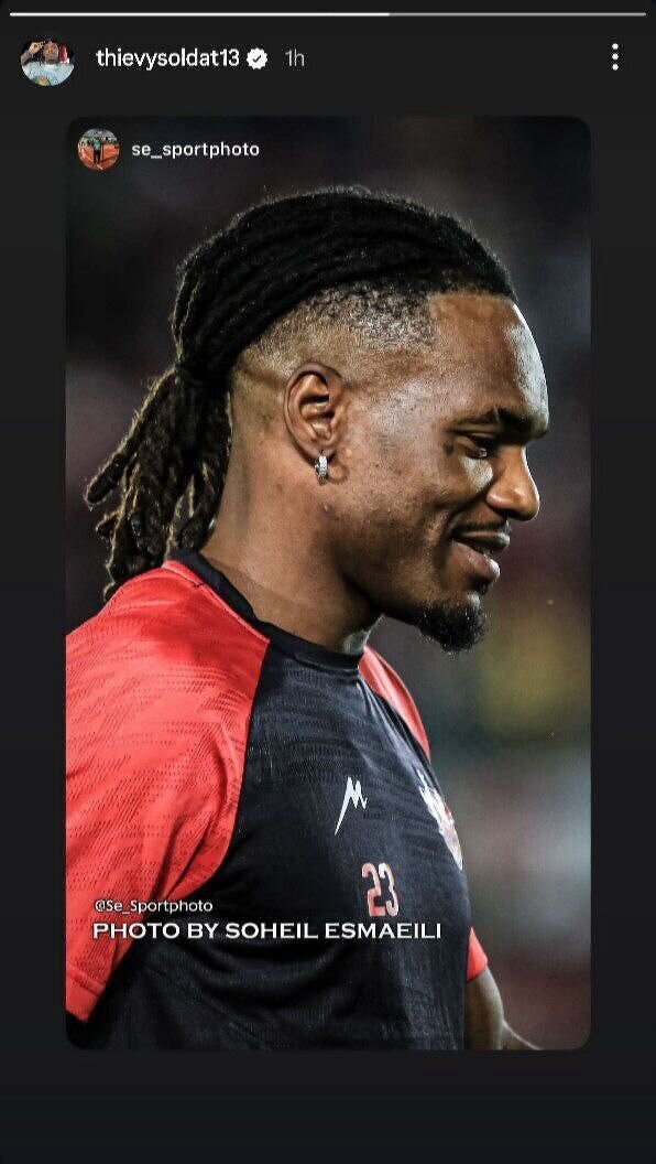 مهاجم جنجالی پرسپولیس با گوشواره به سبک کریس رونالدو