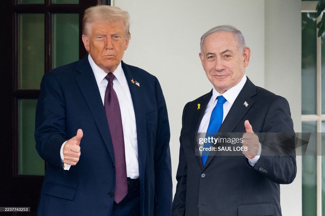 عکس/ تصاویری از دیدار ترامپ و نتانیاهو در کاخ سفید