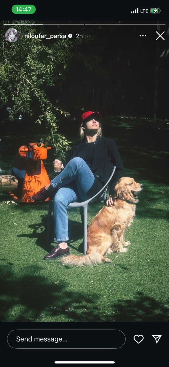 ژست جذاب بیتای سریال آوای باران