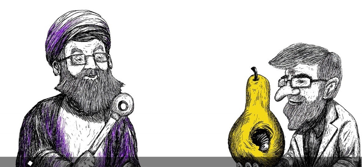 مناظره روحانی و جلیلی به روایت هوش مصنوعی!