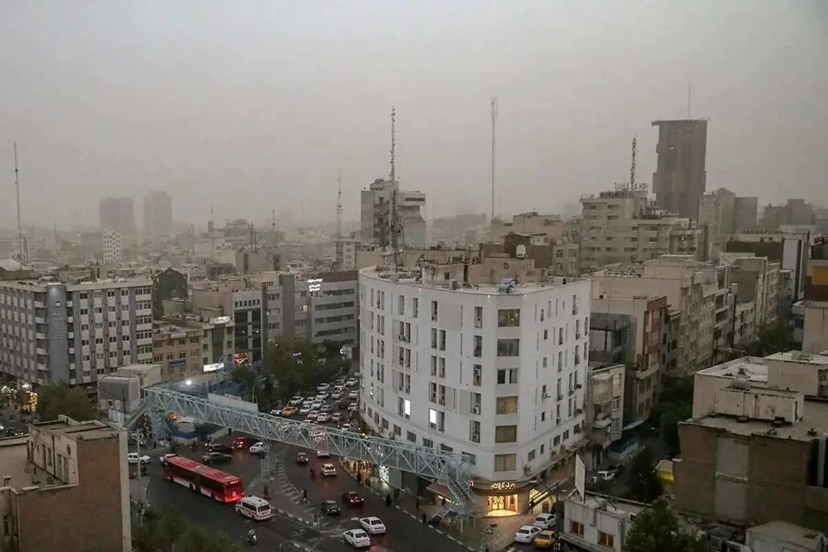 هشدار گرد و خاک و رگبار