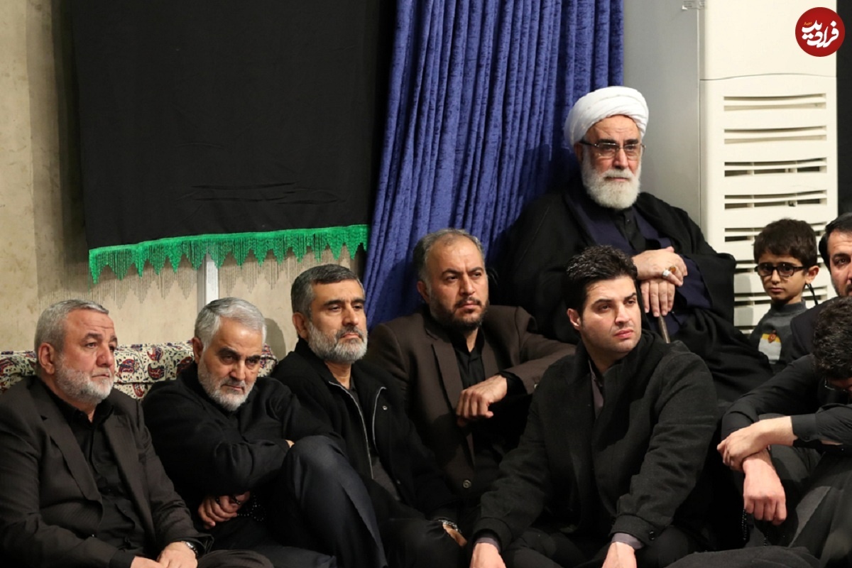 سردار سلیمانی و حاجی زاده در بیت رهبری