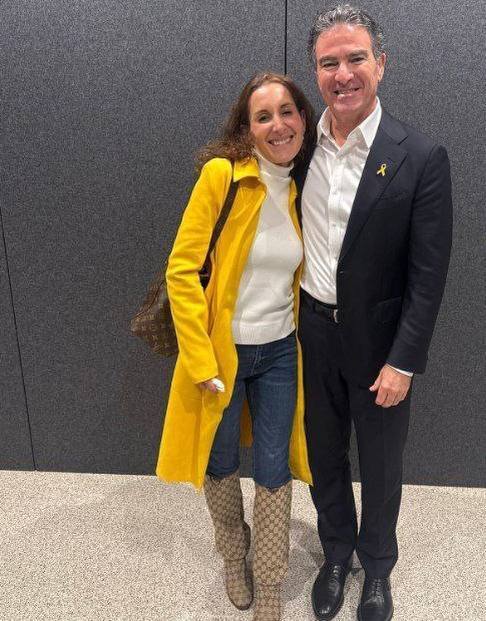 کاترین شکدم با رئیس موساد