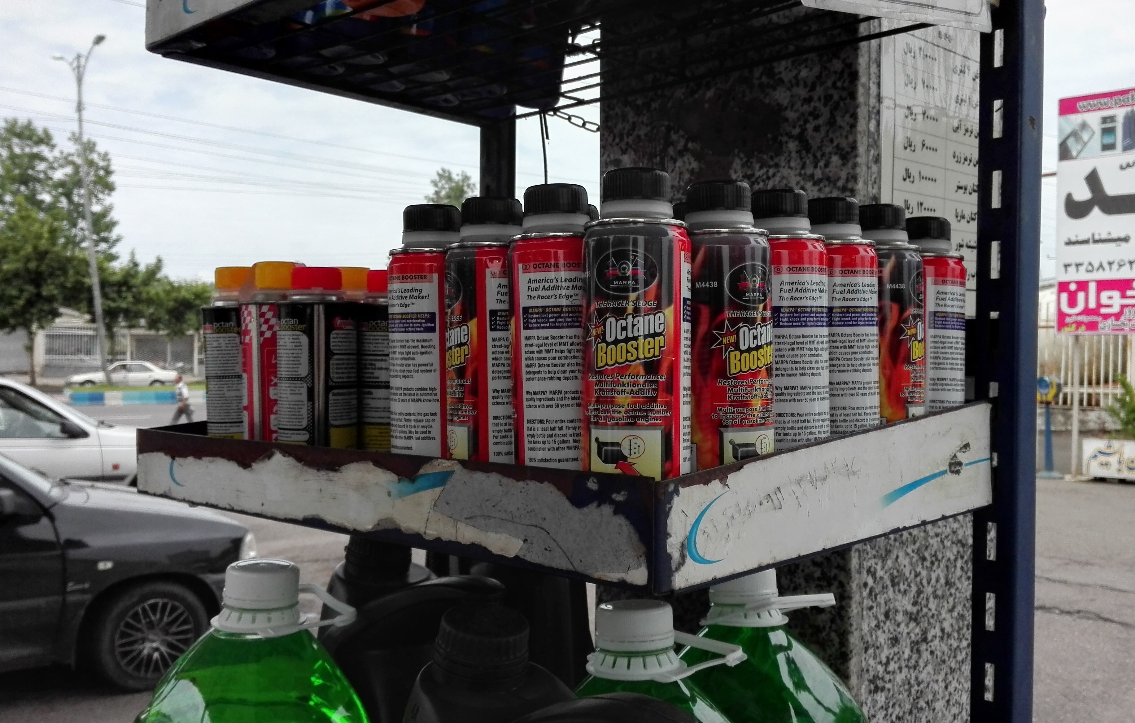 اکتان اجباری در صف بنزین