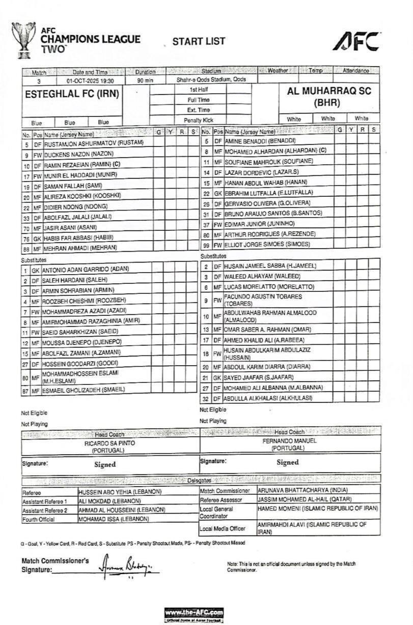 مدافع مغضوب از لیست ساپینتو خط خورد