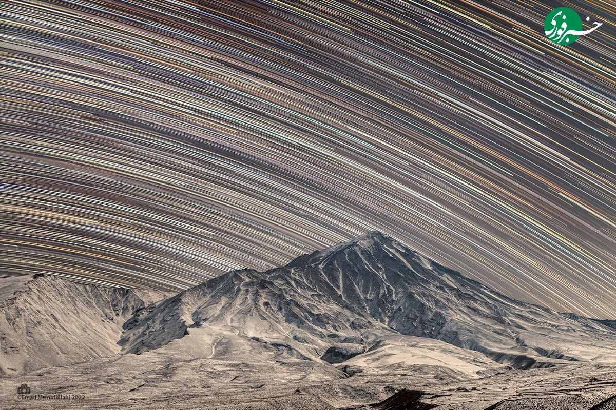 دماوند در سرمای زمستان