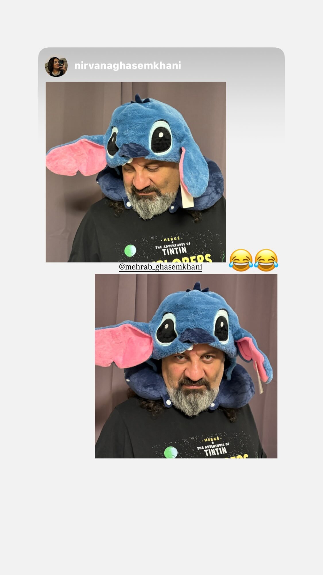 استوری بامزه دختر مهراب قاسم‌خانی