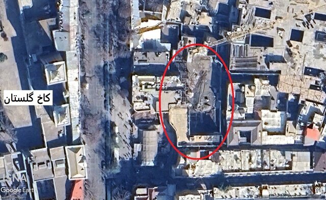 تخریب کاخ گلستان