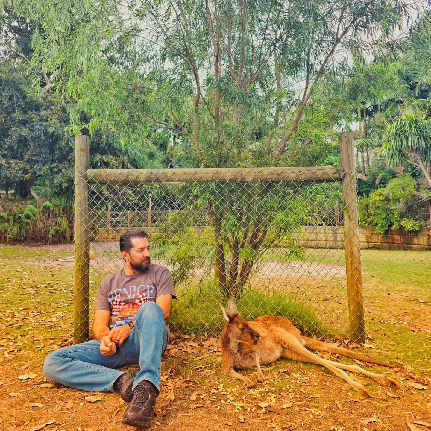 ژست جالب بهرام رادان