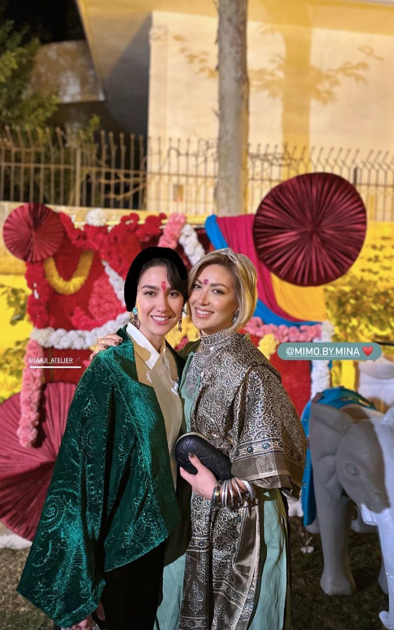 ستاره‌های ایرانی در یک مهمانی هندی