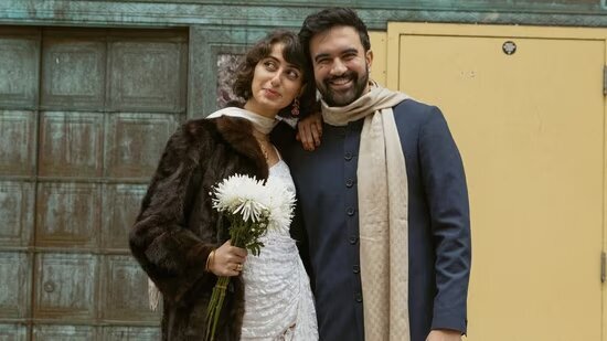 زهران ممدانی و همسرش زهران ممدانی و همسرش