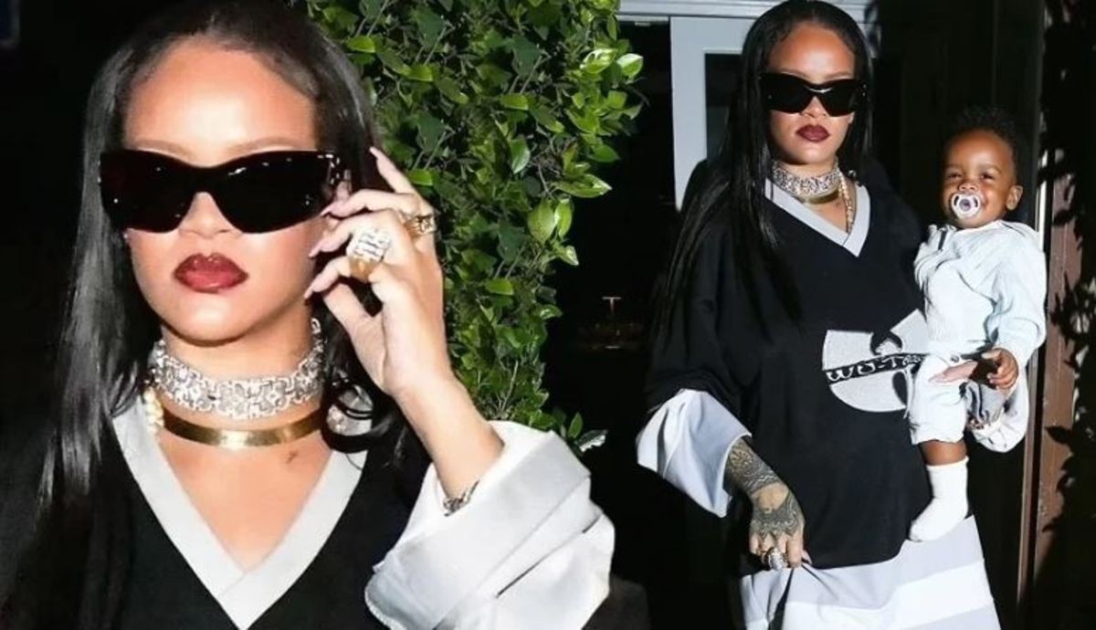 ریحانا و نامزدش با پسر بانکش