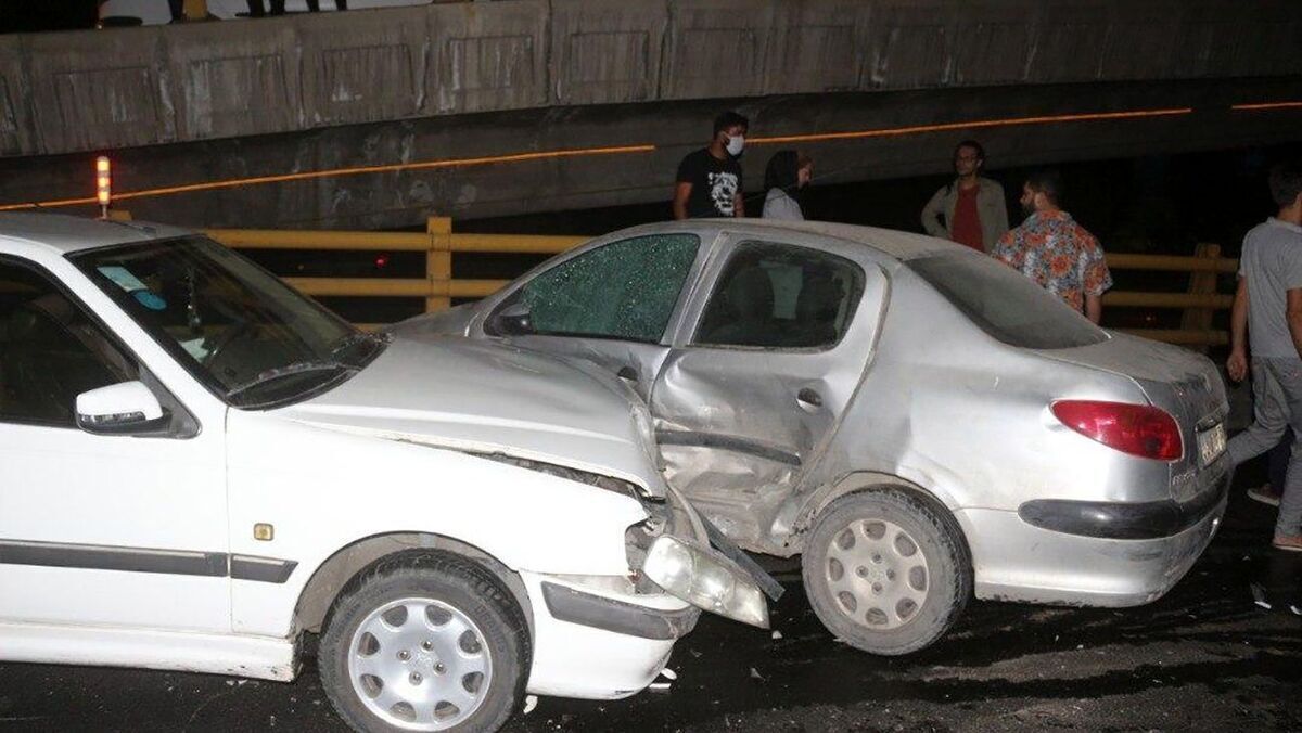 تصادف  در اتوبان امام علی (ع)