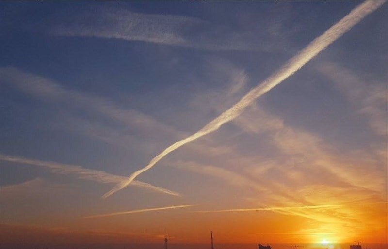 دود عجیب در آسمان تهران