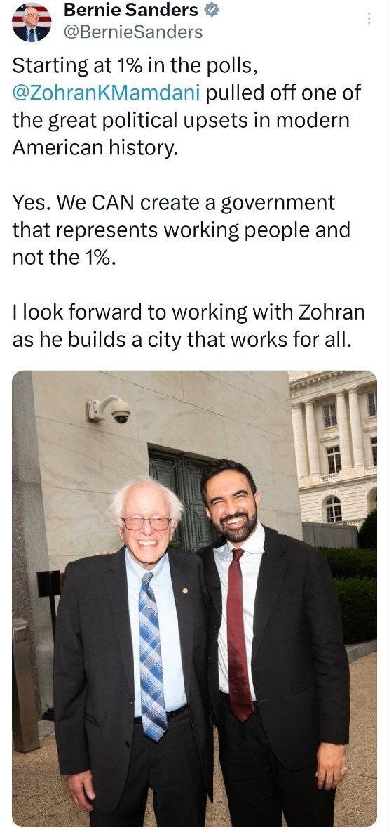 پیروزی ممدانی در نیویورک