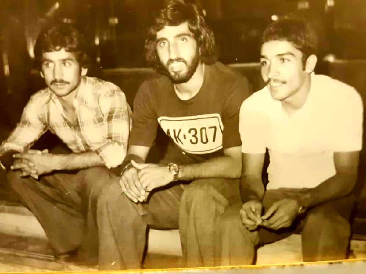 حسین فرکی در جوانی