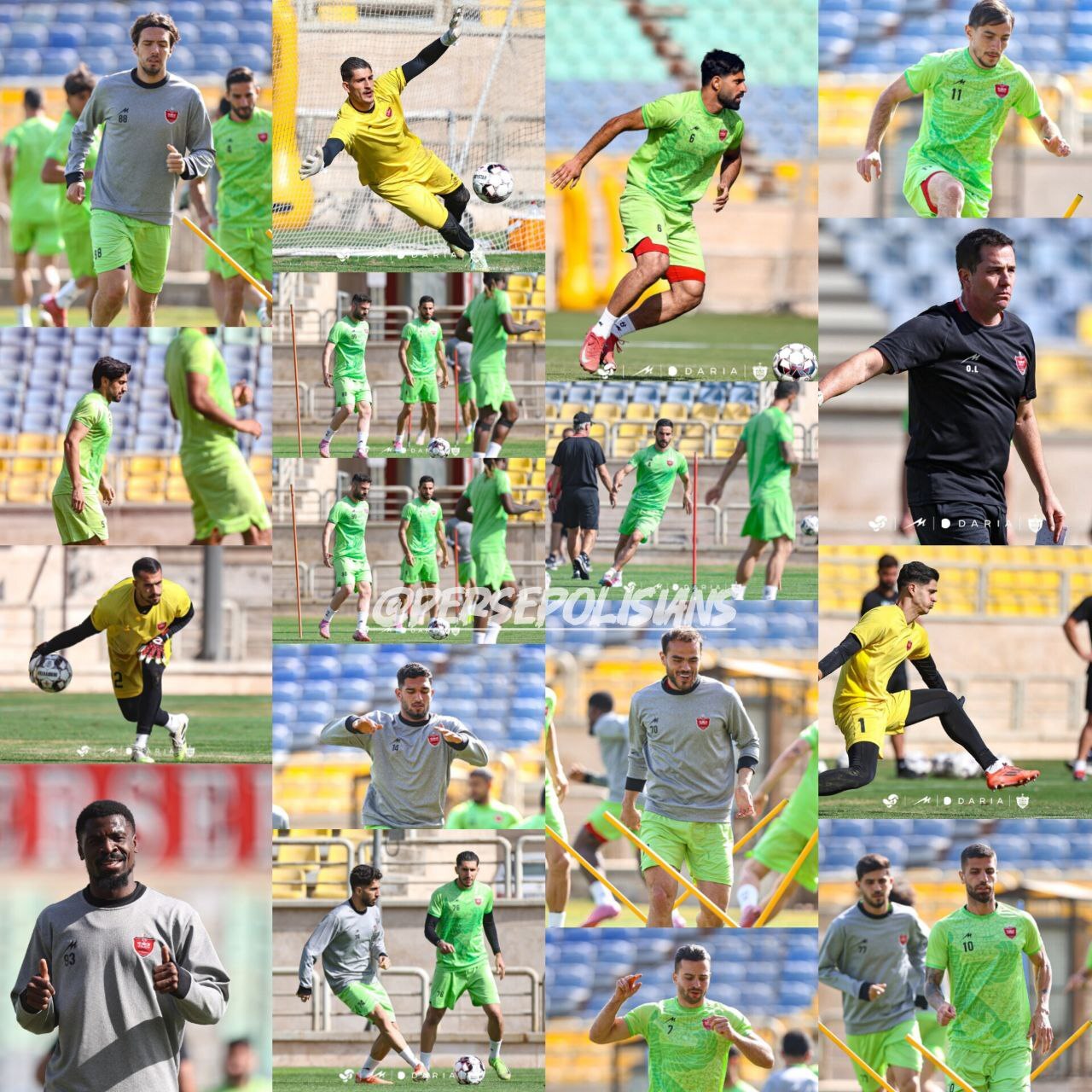 تمرین پرسپولیس