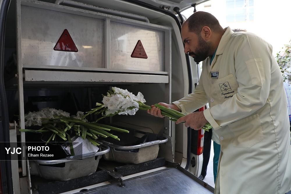 مراسم وداع با صابر کاظمی