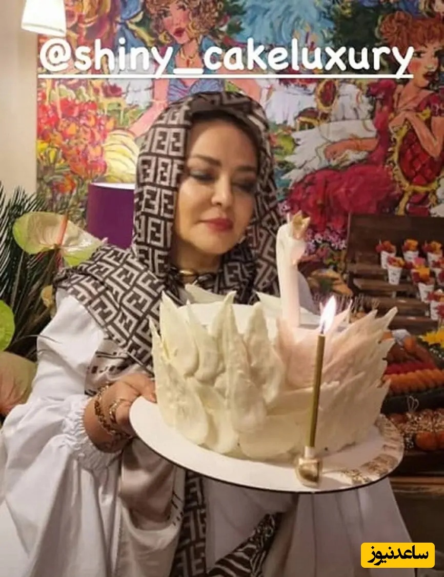 کیک تولد بهاره رهنما