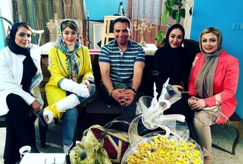 نیوشاضیغمی و الهام حمیدی و سحر قریشی