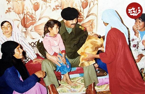 چهره دیده نشده صدام حسین د