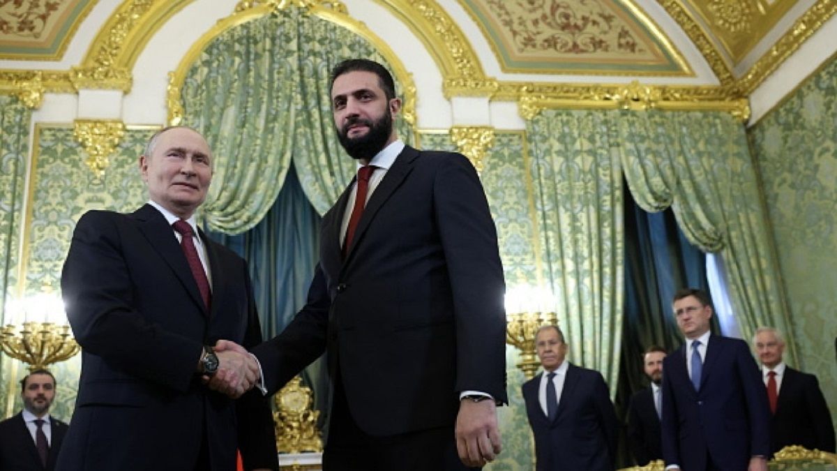 دیدار پوتین و الشرع