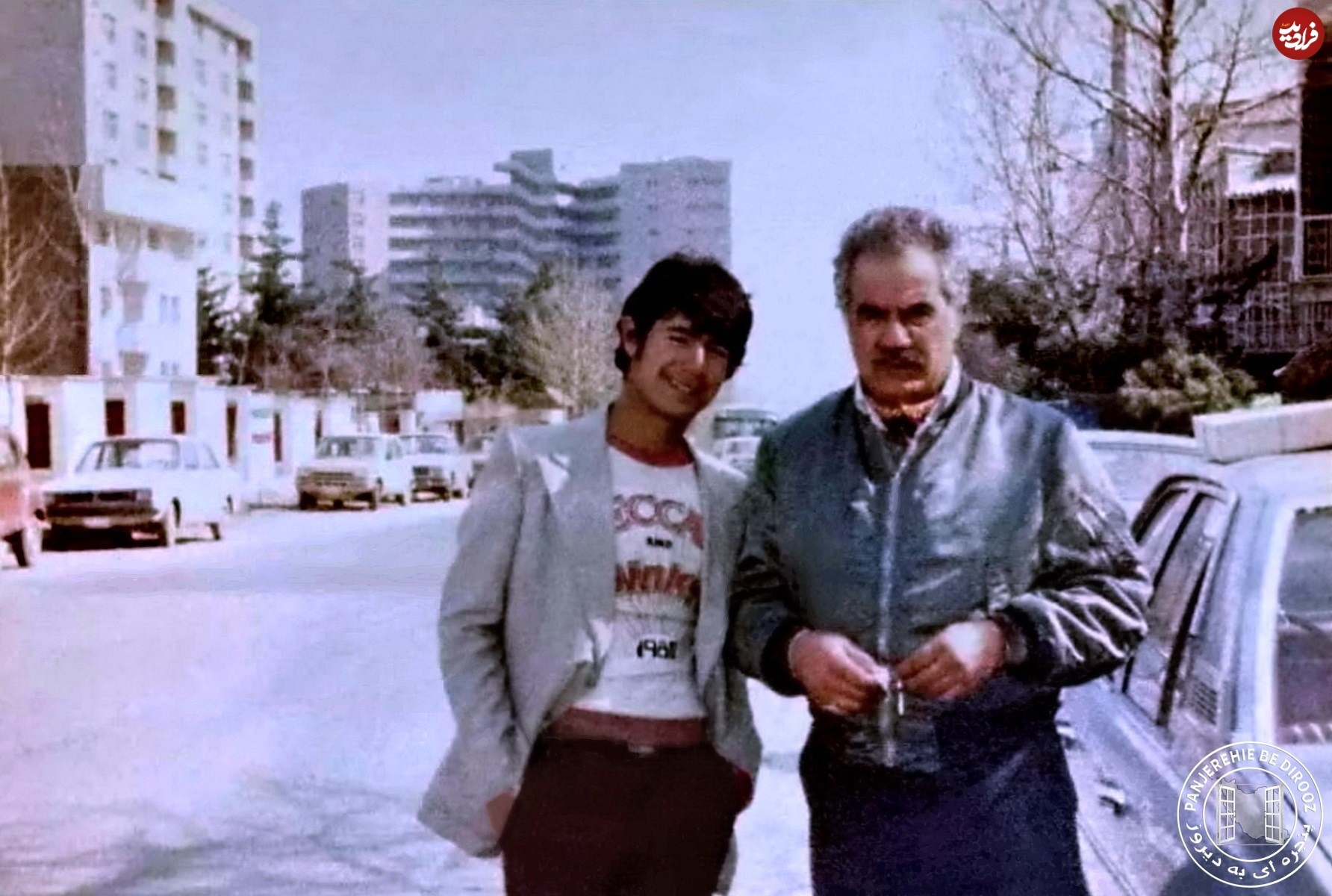 ناصر ملک مطیعی در انتهای خیابان شیراز شمالی