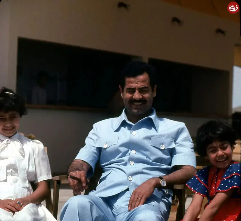 صدام حسین و دخترانش