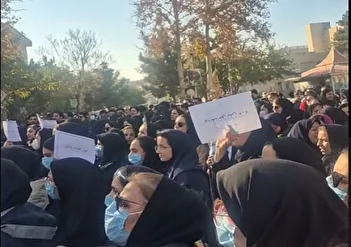 فیلم/ سومین روز اعتراضات پرستاران در مشهد