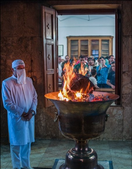 آتشکده یزد با آتش ۱۵۰۰ ساله