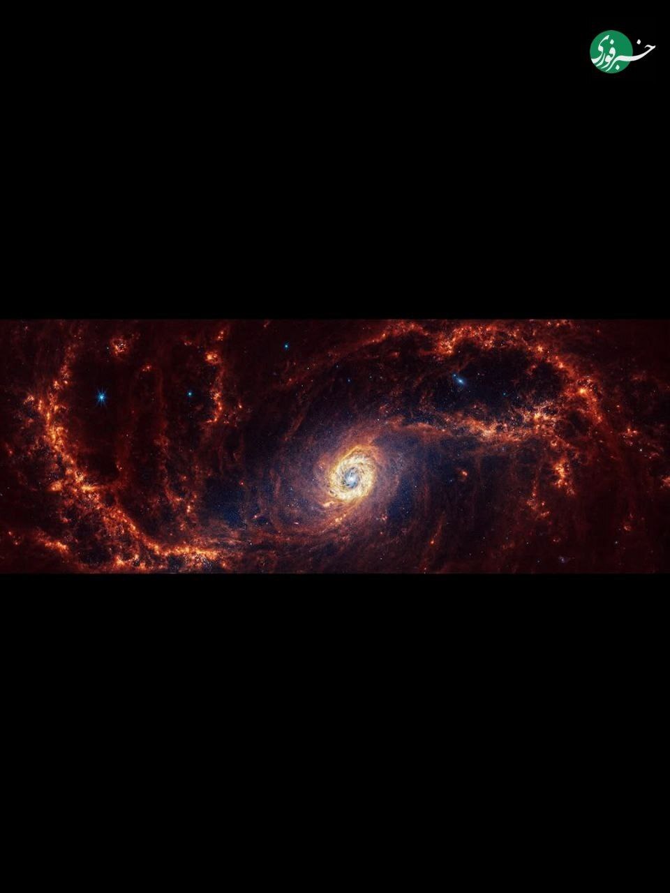 جیمز وب با تصویری خیره‌کننده، تولد ستارگان را در کهکشانی دور نشان داد