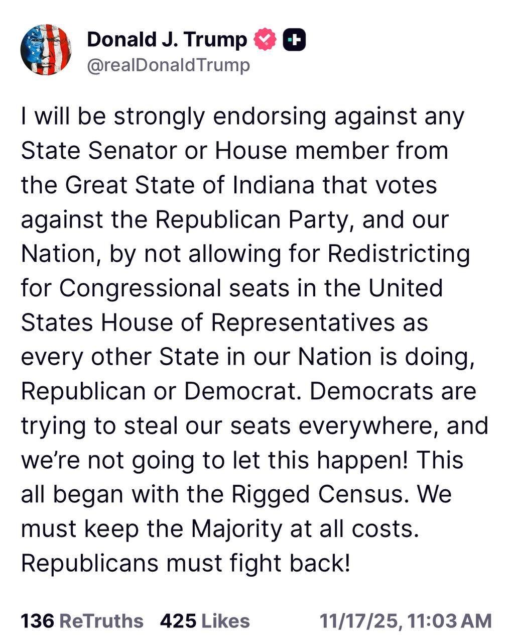 پیام قاطع ترامپ به مخاطبانش