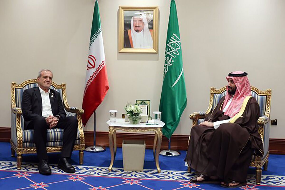 پزشکیان و بن‌سلمان