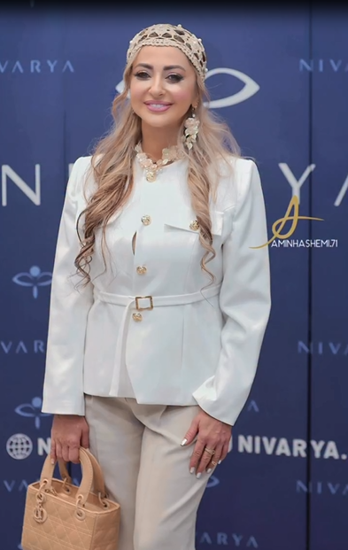 نفیسه روشن با استایل کاملا برند