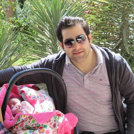 شاهین جمشیدی و دخترش