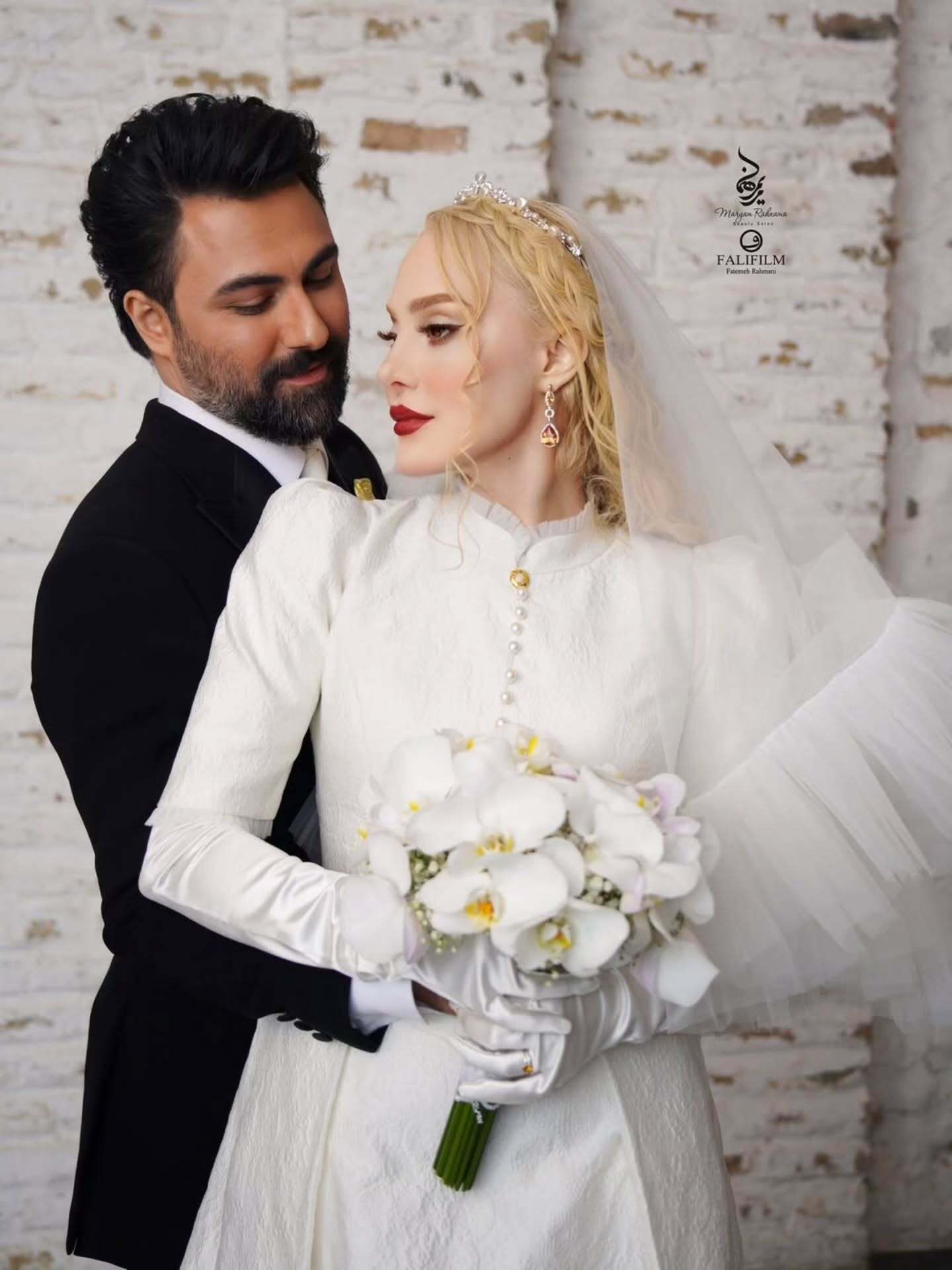 مراسم ازدواج آرام جعفری و بابک انصاری