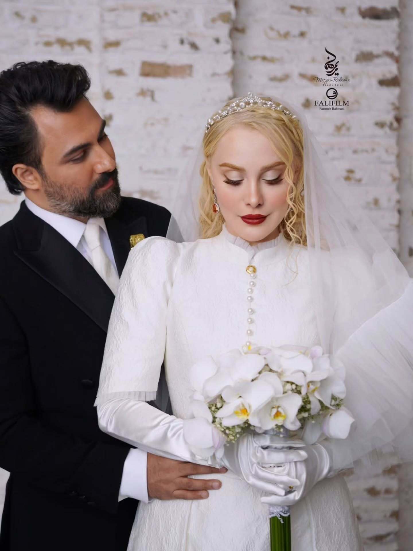 عکس عروسی آرام جعفری و بابک انصاری