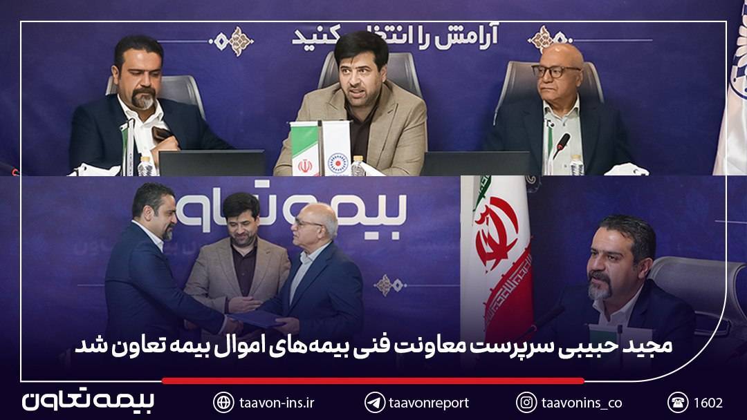 مجید حبیبی سرپرست معاونت فنی بیمه‌های اموال بیمه تعاون شد