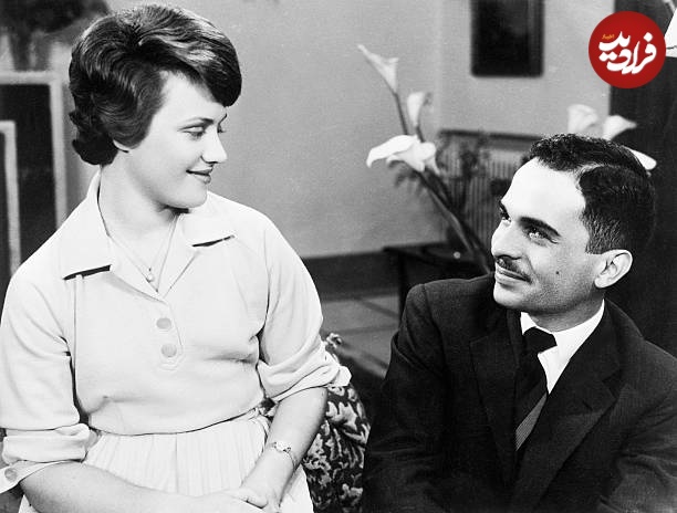 ملک حسین و نامزد انگلیسی اش