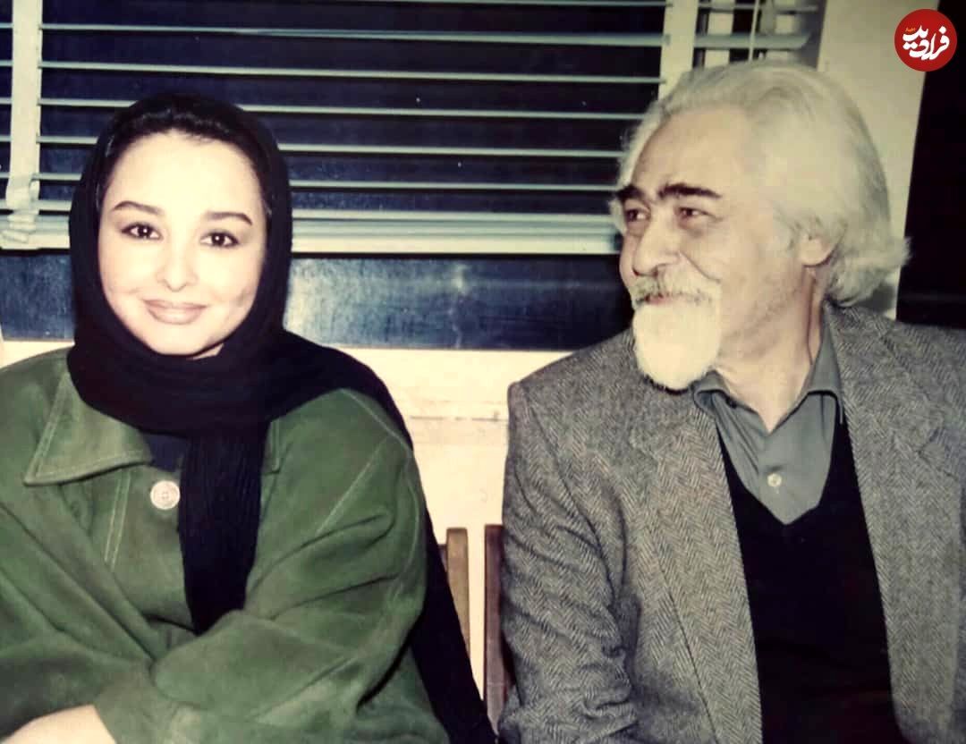 ماهایا پطروسیان در کنار پدرش