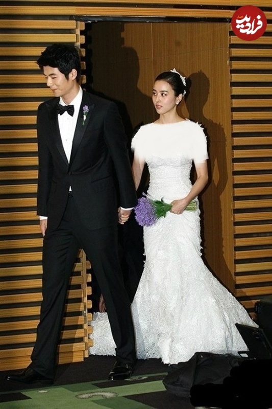 سوسانو و شوهرش در عروسی شان