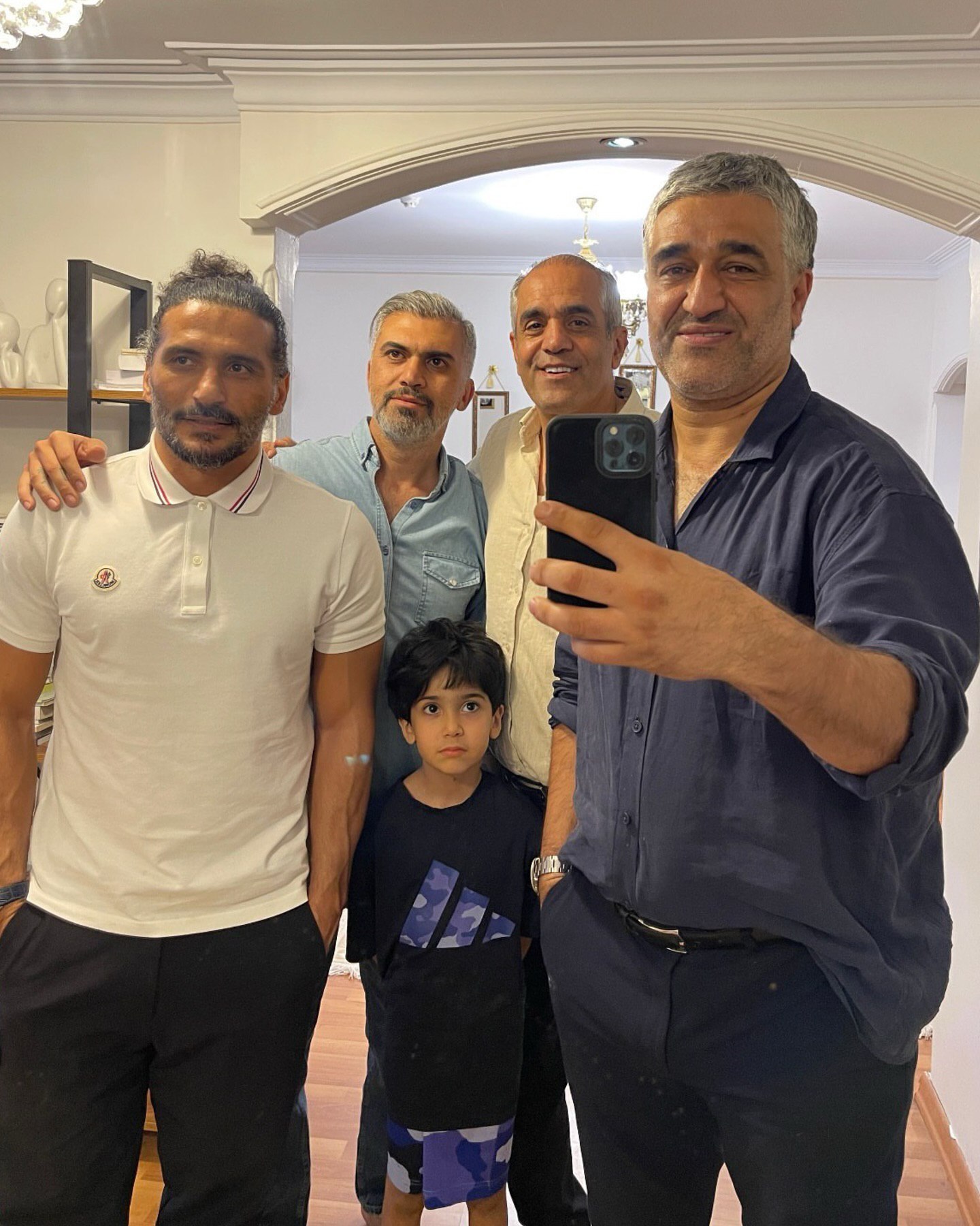 جواد کاظمیان و پژمان جمشیدی بعد از آزادی